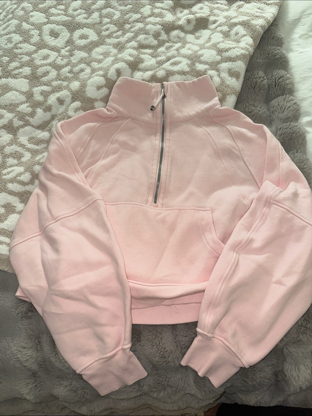 Pink Half-Zip Funnel Neck Sweatshirt lululemon